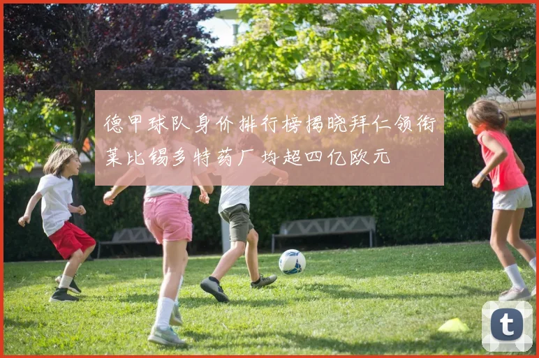 德甲球队身价排行榜揭晓拜仁领衔莱比锡多特药厂均超四亿欧元