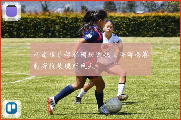 河南俱乐部彩陶坊迎战上海海港赛前海报展现新风采